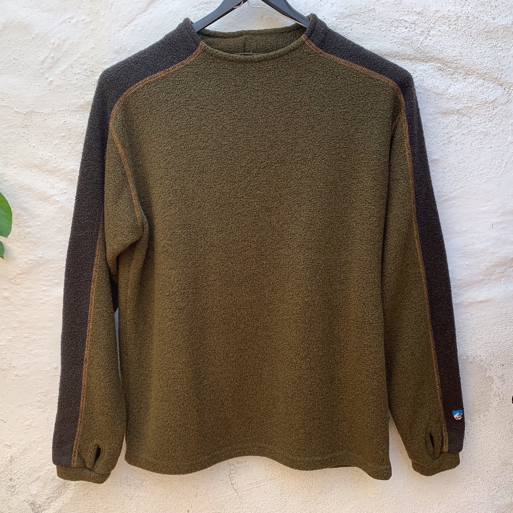 KUHL Alfpaca Men's M Pullover Sweater Mock Neck